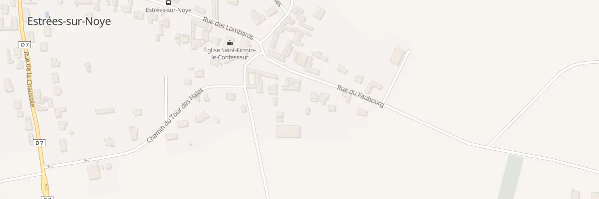 Plan du 7 Rue du Faubourg à Estrées-sur-Noye