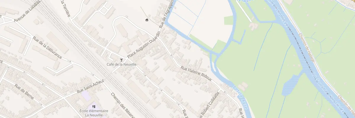 Plan du 25 Rue Haleine Ridoux à Amiens