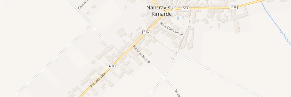 Plan du 29 Rue Jules César à Nancray-sur-Rimarde