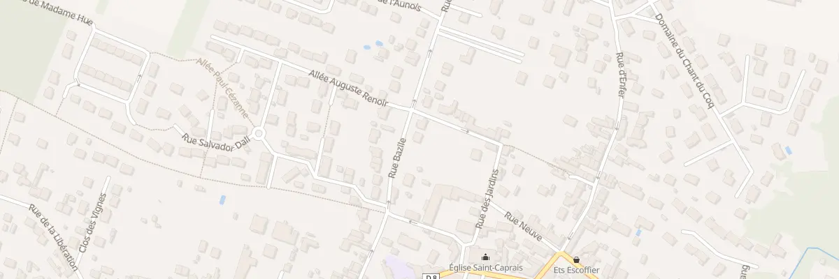 Plan du 22 Rue Bazile à Saint-Vrain