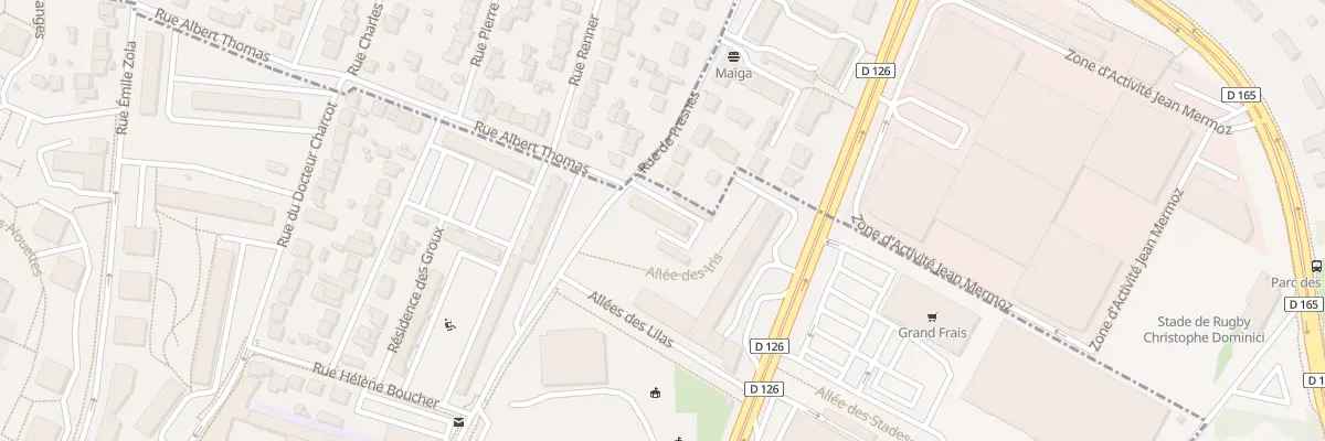 Plan du 102 Av de la Paix à Fresnes