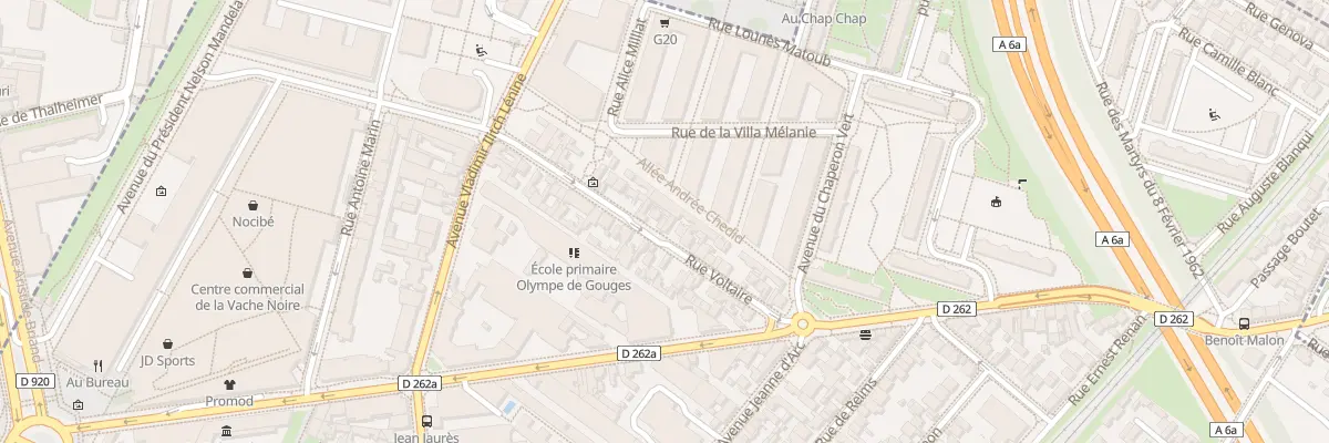 Plan du 33 Rue Voltaire à Arcueil