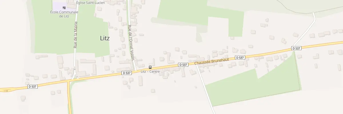 Plan du 35 Chs Brunehaut à Litz