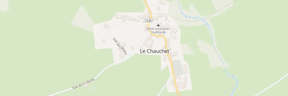 Plan du 5 Rue de la Liberte au Chauchet