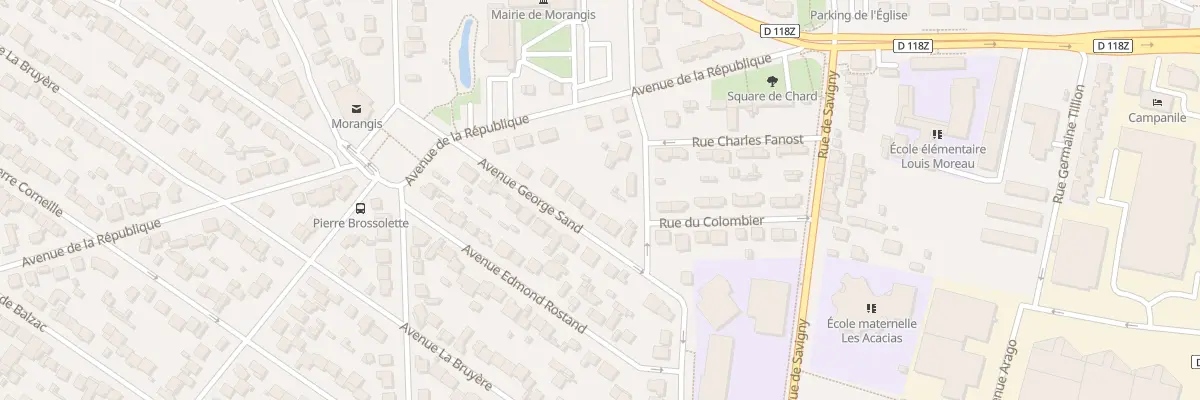 Plan du 30 Av George Sand à Morangis