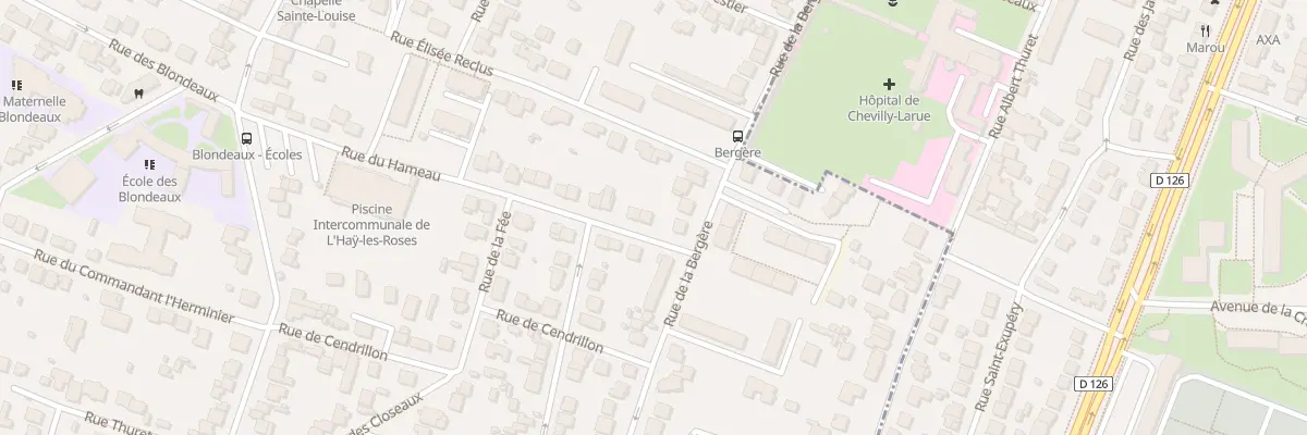 Plan du 4 Rue du Hameau à L’Haÿ-les-Roses