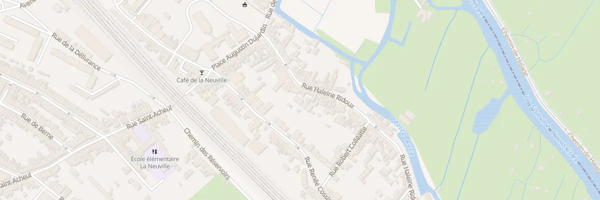Plan du 40 Rue Haleine Ridoux à Amiens
