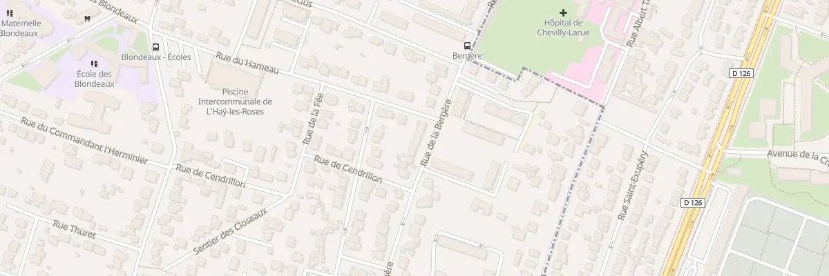 Plan du 76 Rue de la Bergère à L’Haÿ-les-Roses