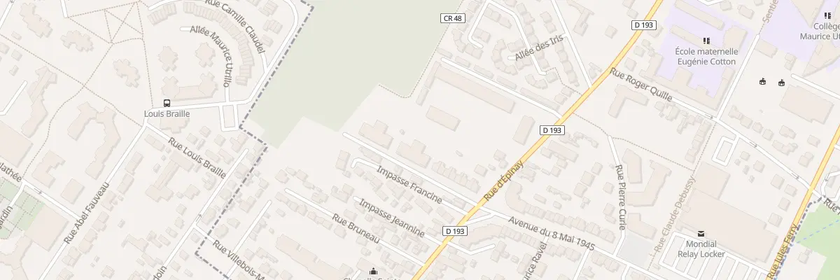 Plan du 18 Rue Auguste et Gustave Perret à Montmagny