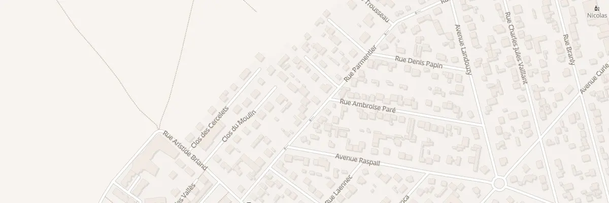 Plan du 66 Rue Parmentier à Domont