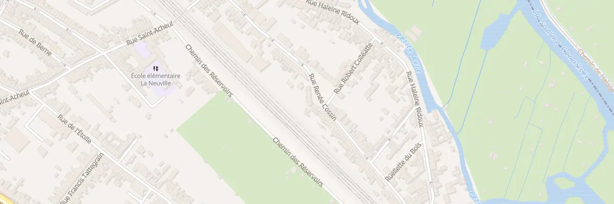 Plan du 82 Rue Renée Cossin à Amiens