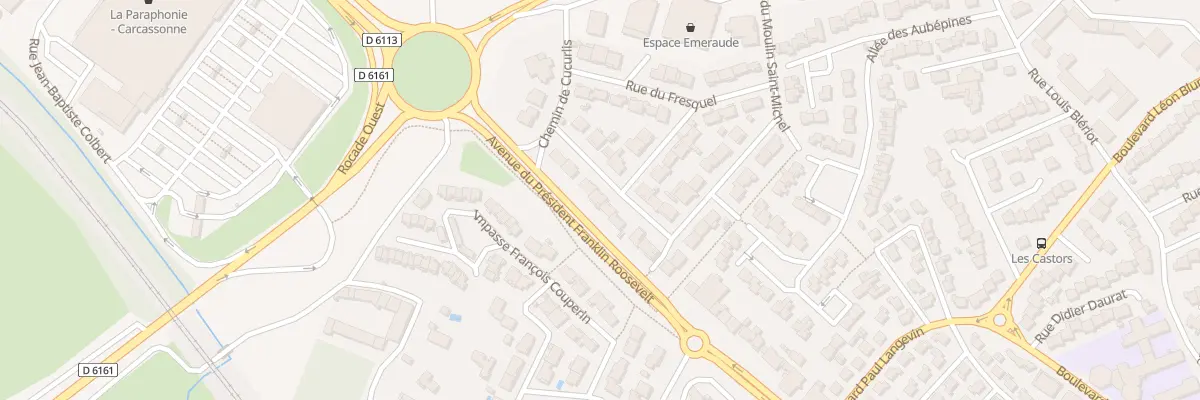 Plan du 8 Rue du Moulin Saint Michel à Carcassonne