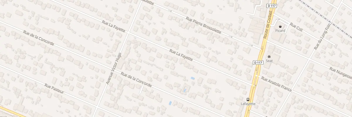 Plan du 160 Rue la Fayette à Sainte-Geneviève-des-Bois