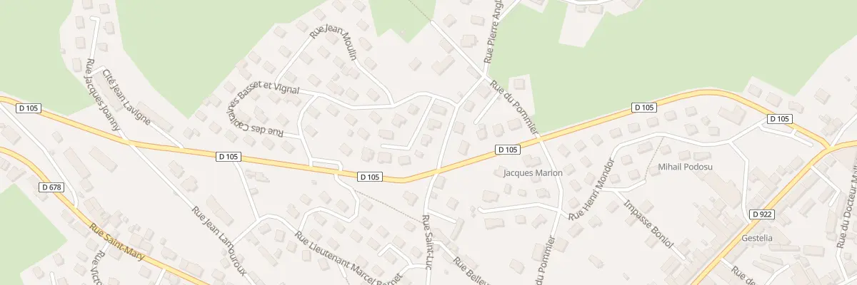 Plan du 5 Imp du Peuch à Mauriac