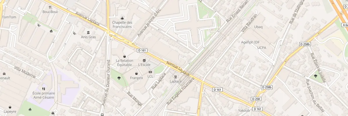 Plan du 30 Av Laplace à Arcueil