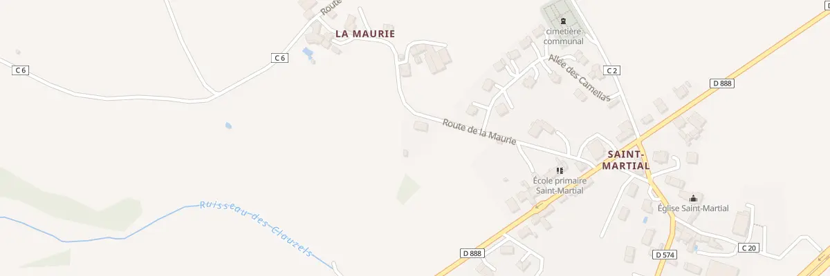 Plan du 5171 Saint Martial à Tauriac-de-Naucelle