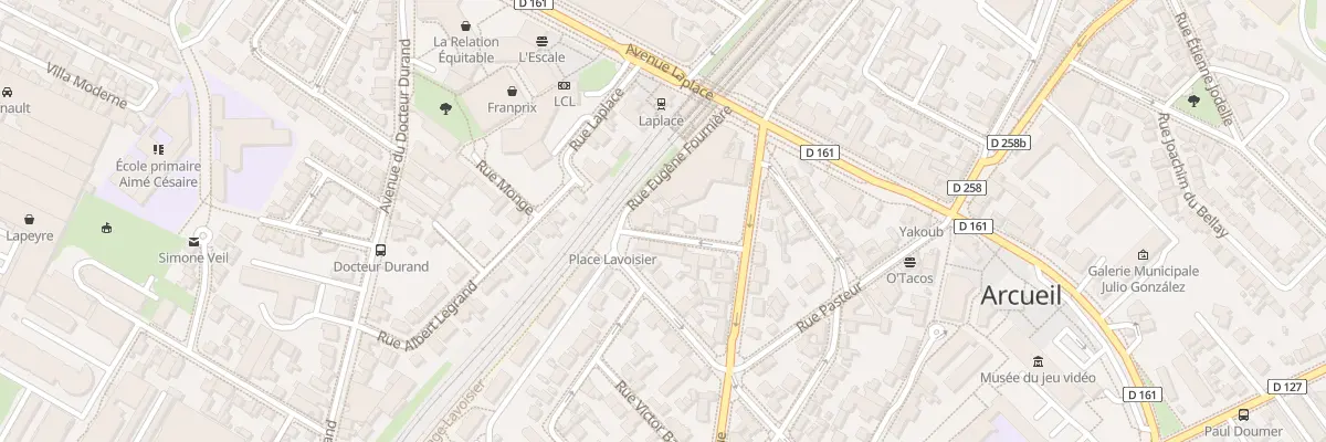 Plan du 3 Rue Jean Pierre Timbaud à Arcueil