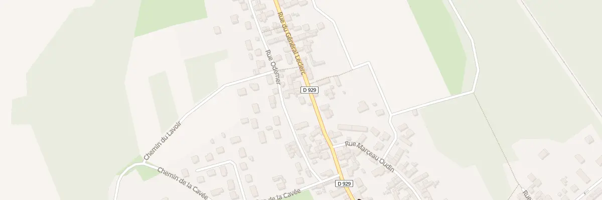Plan du 38 Rue du Gen Leclerc à Balagny-sur-Thérain