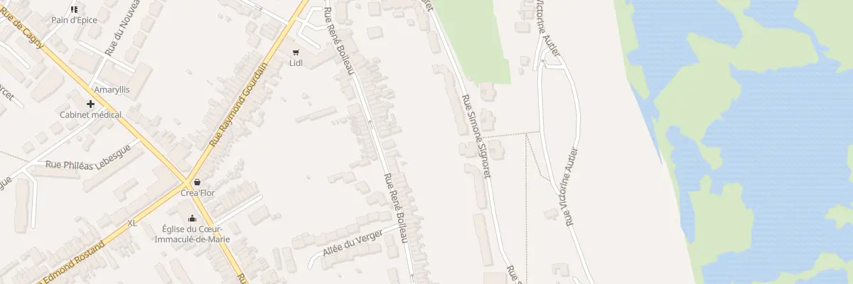 Plan du 91 Rue René Boileau à Amiens