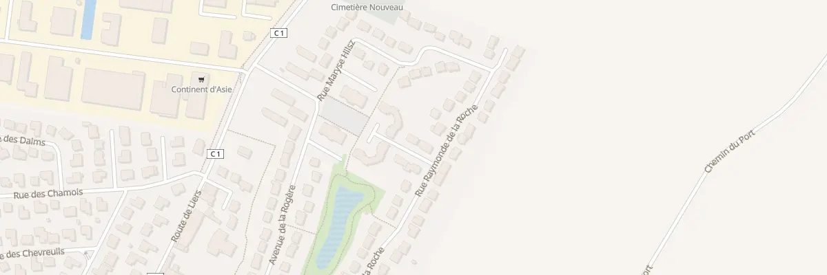 Plan du 1 All Jeanne Garnerin au Plessis-Pâté