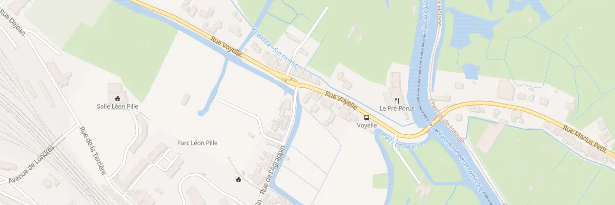 Plan du 2 Rue Voyelle à Amiens