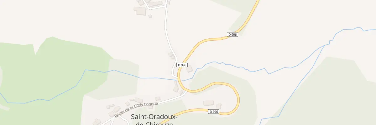 Plan du 10 Rte de Flayat à Saint-Oradoux-de-Chirouze