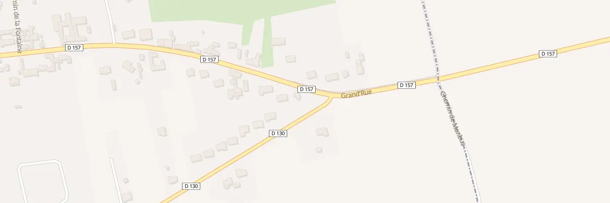 Plan du 1 Gr Grand Rue à Mametz