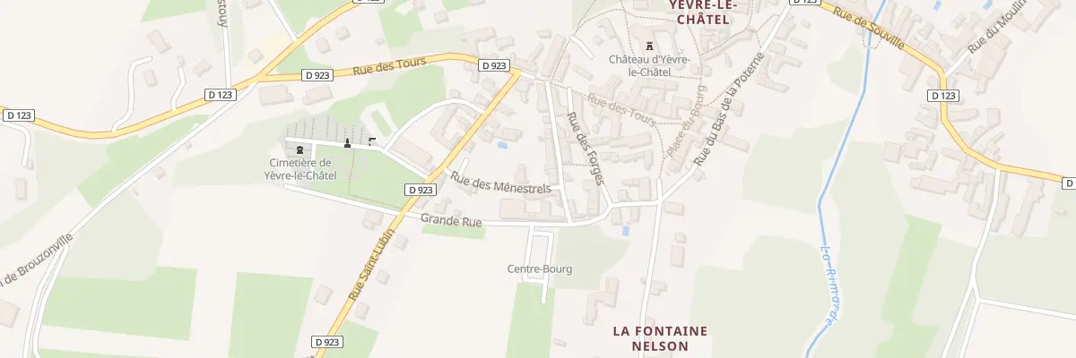 Plan du 6 Rue Ste Barbe à Yèvre-la-Ville