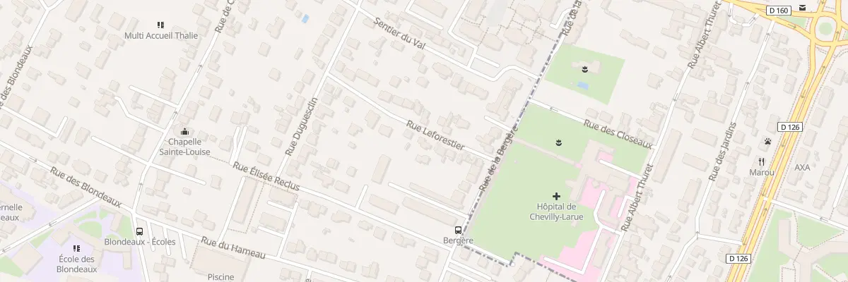Plan du 7 Rue Leforestier à L’Haÿ-les-Roses