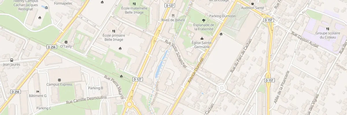 Plan du 4 Rue Victor Schoelcher à Cachan