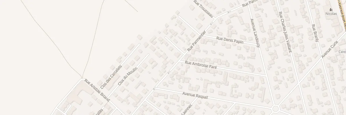 Plan du 62 Rue Parmentier à Domont