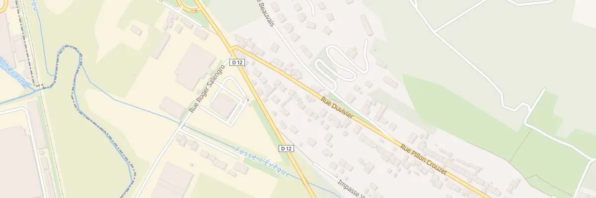 Plan du 387 Rue Duvivier à Bury