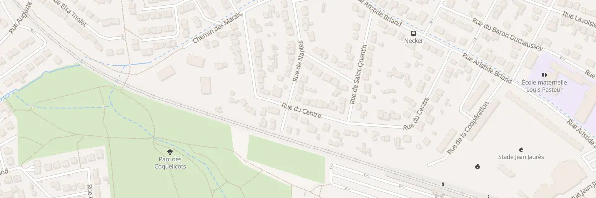 Plan du 48 Rue du Centre à Domont