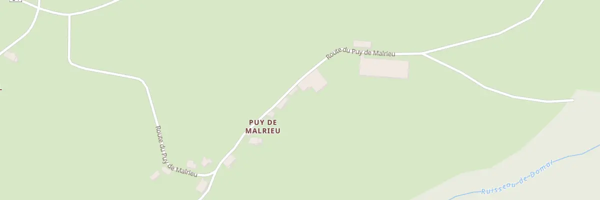 Plan du 5135 Puy de Malrieu à Saint-Martin-Cantalès