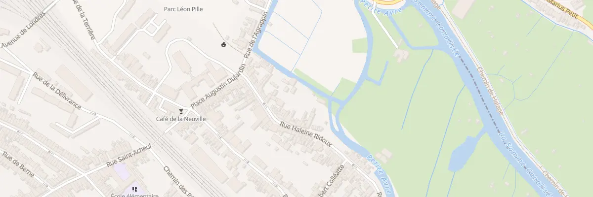Plan du 33 Rue Haleine Ridoux à Amiens