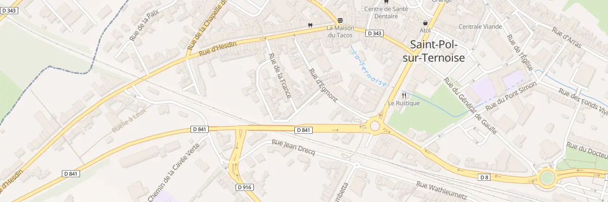 Plan du 8 Rue Ferry de l’Occre à Saint-Pol-sur-Ternoise