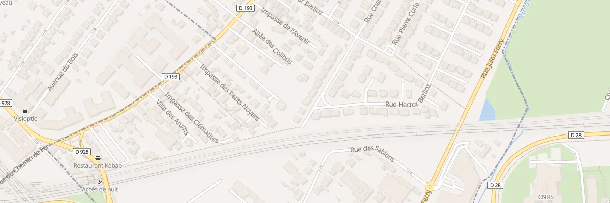 Plan du 45 Rue Hector Berlioz à Montmagny