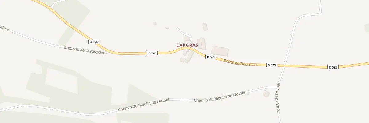 Plan du 5214 Capgras à Goutrens