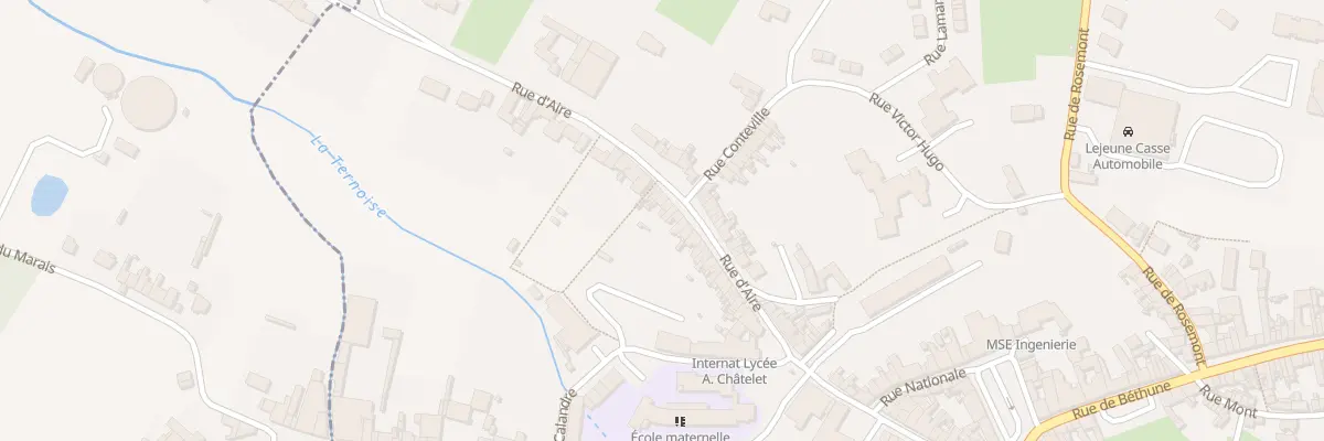 Plan du 45 Rue d’Aire à Saint-Pol-sur-Ternoise