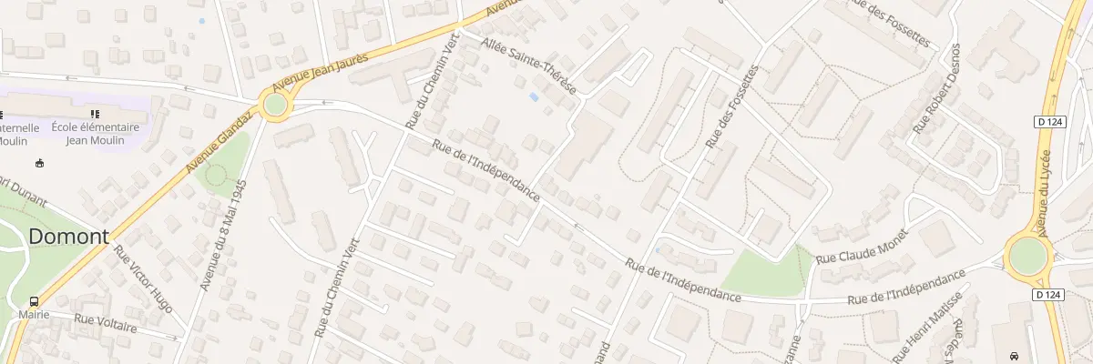 Plan du 19 Rue de l’Indépendance à Domont