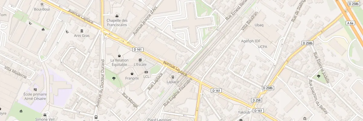 Plan du 28 Av Laplace à Arcueil