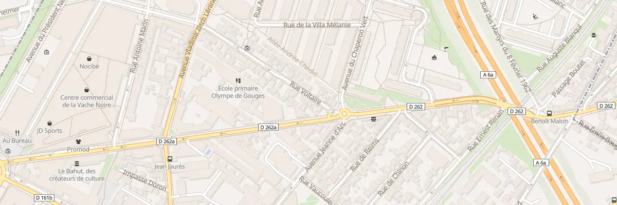 Plan du 40 Rue Voltaire à Arcueil