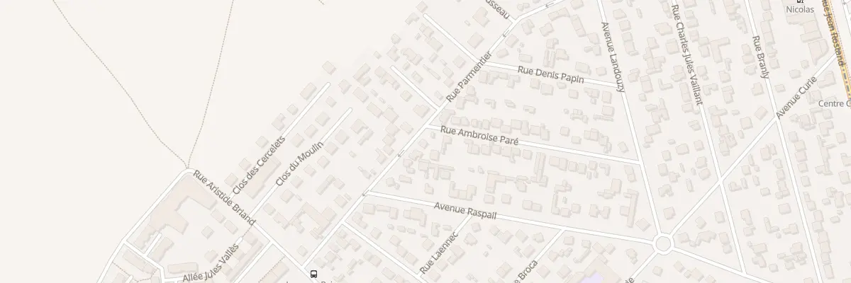 Plan du 39B Rue Ambroise Paré à Domont