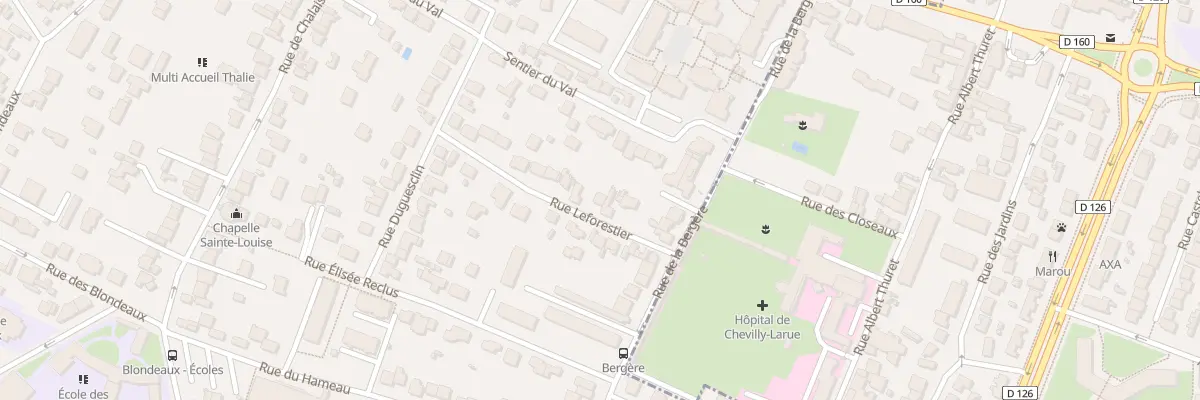 Plan du 8 Rue Leforestier à L’Haÿ-les-Roses