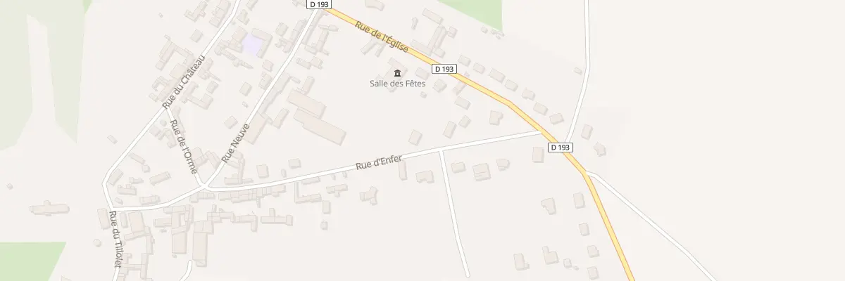 Plan du 37 Rue d’Enfer à Chaussoy-Epagny
