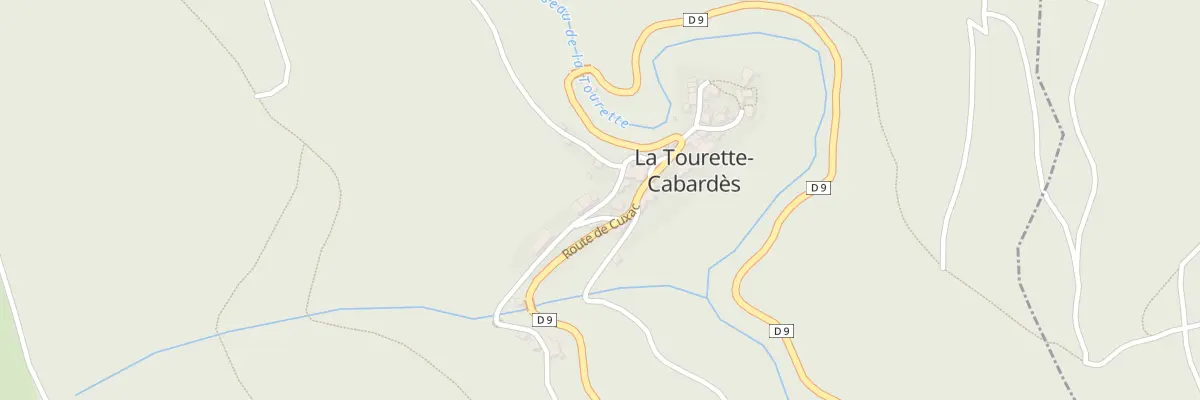 Plan du Village à La Tourette-Cabardès