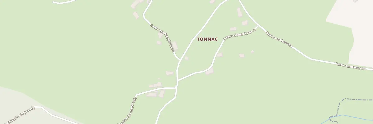 Plan du 5066 Tonnac à Sourniac