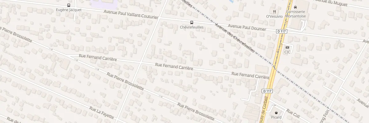 Plan du 39 Rue Fernand Carrière à Sainte-Geneviève-des-Bois