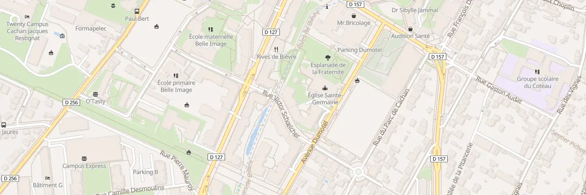 Plan du 3 Rue Victor Schoelcher à Cachan