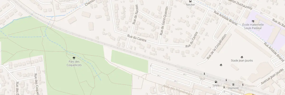 Plan du 9001 Rue du Centre à Domont